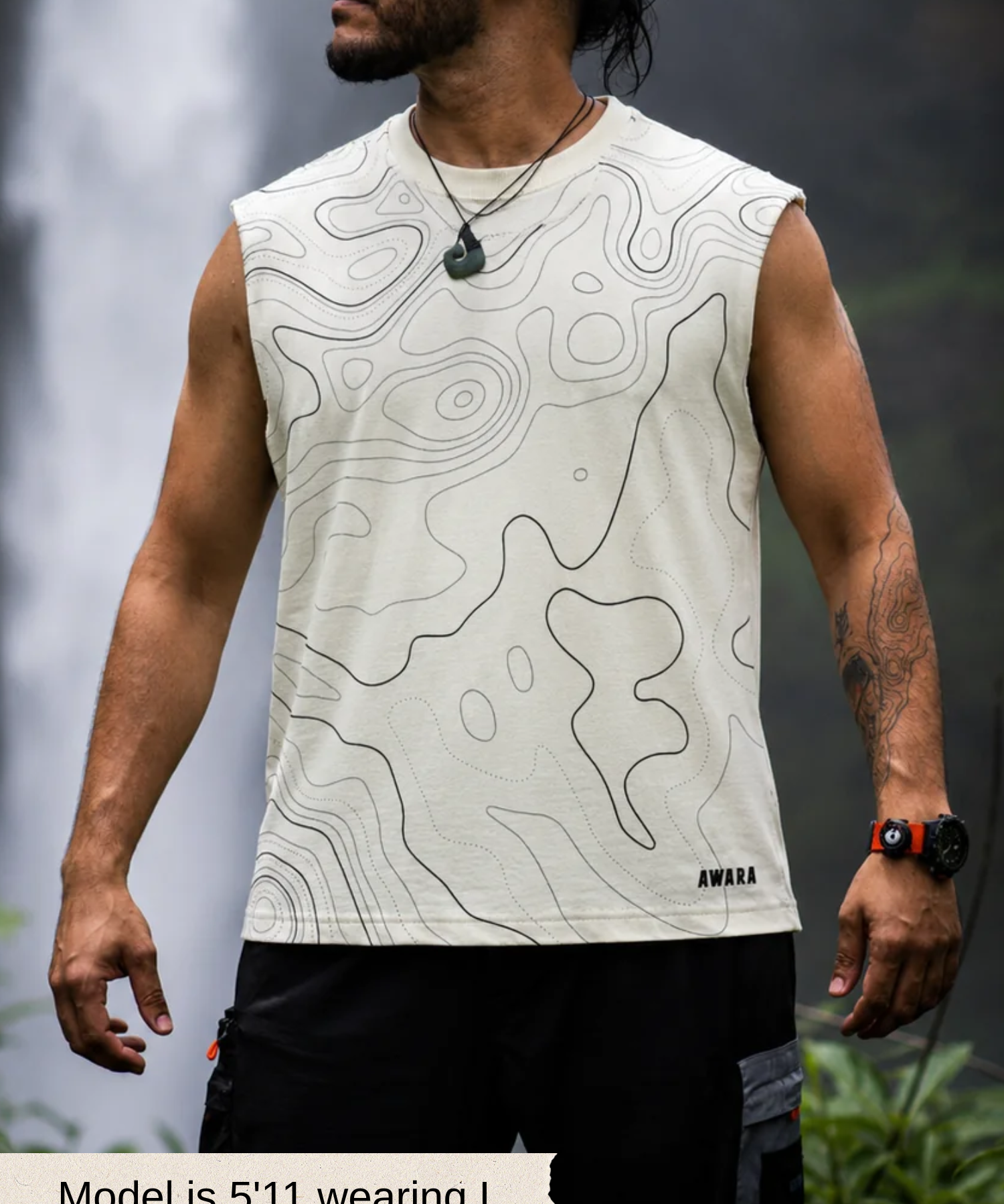 Terrain Tank Top - Off White