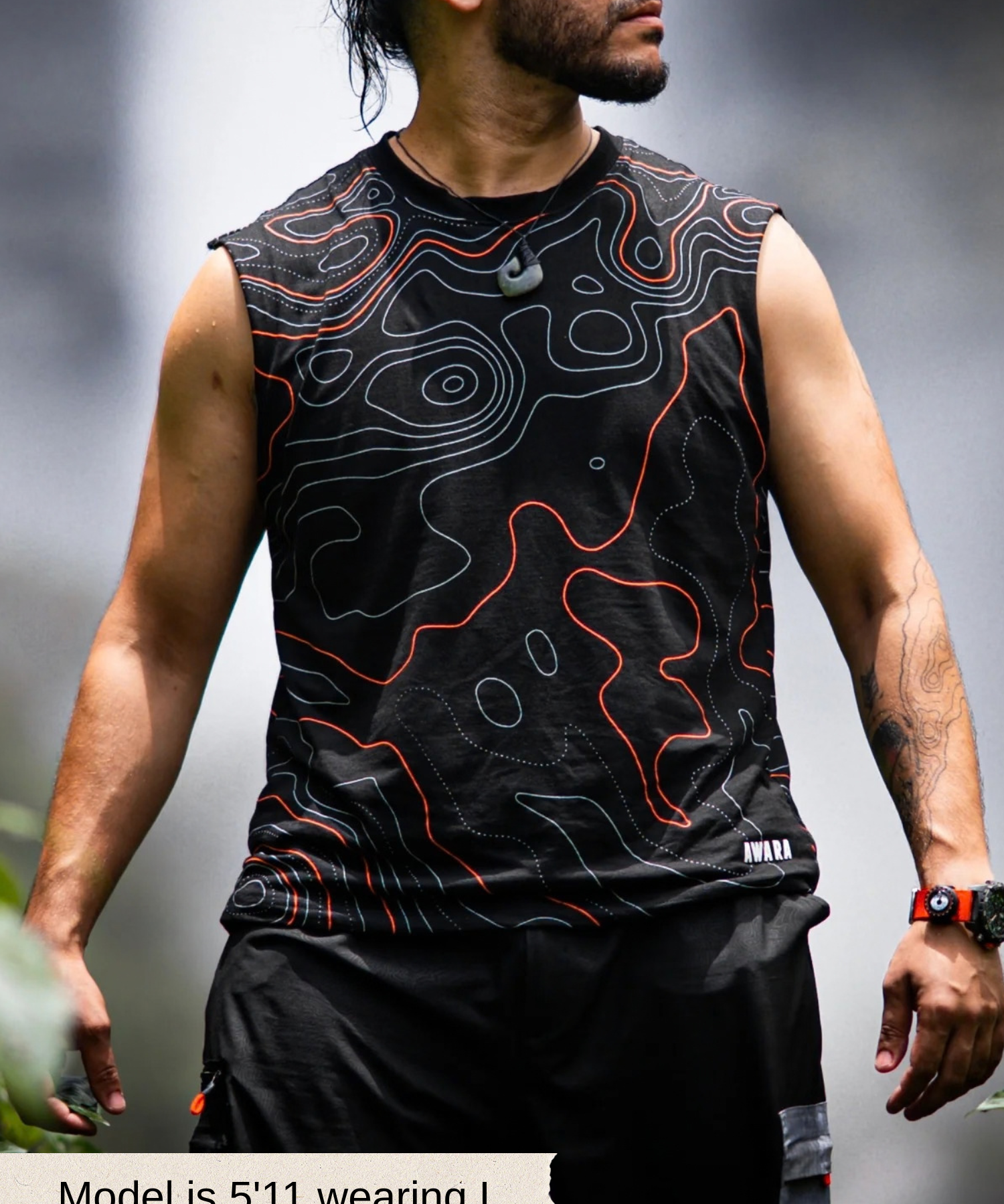 Terrain Tank Top - Black