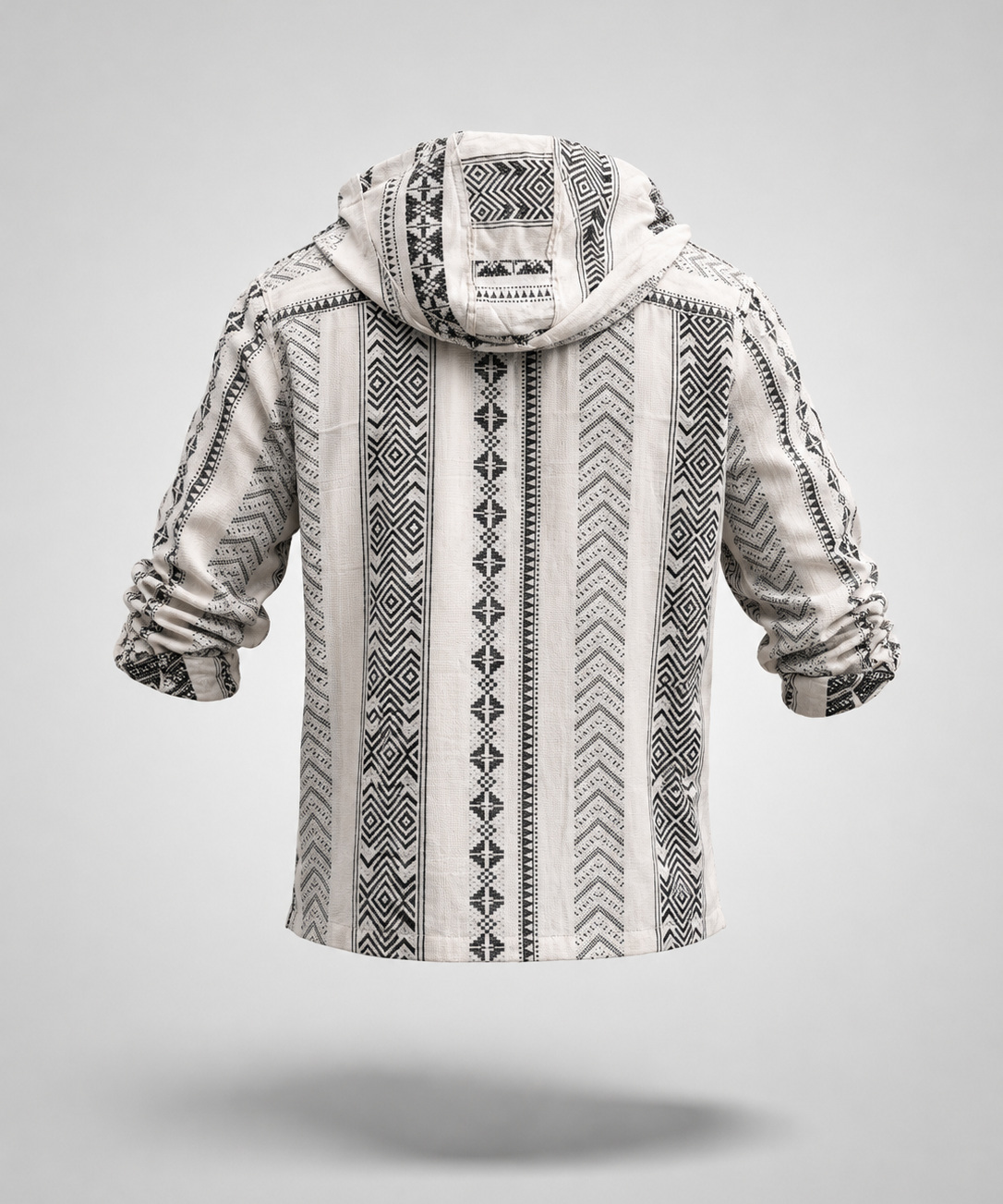 Nomad Hoodie - Ash (Black & White)
