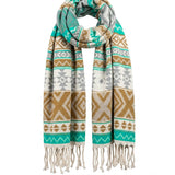 Awara Shawl - Alpine Trails & Emerald Peaks