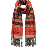 Awara Shawl - Fire Trail & Copper Dusk