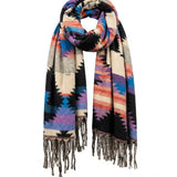 Awara Shawl - Dusk Canyon & Turquoise Night