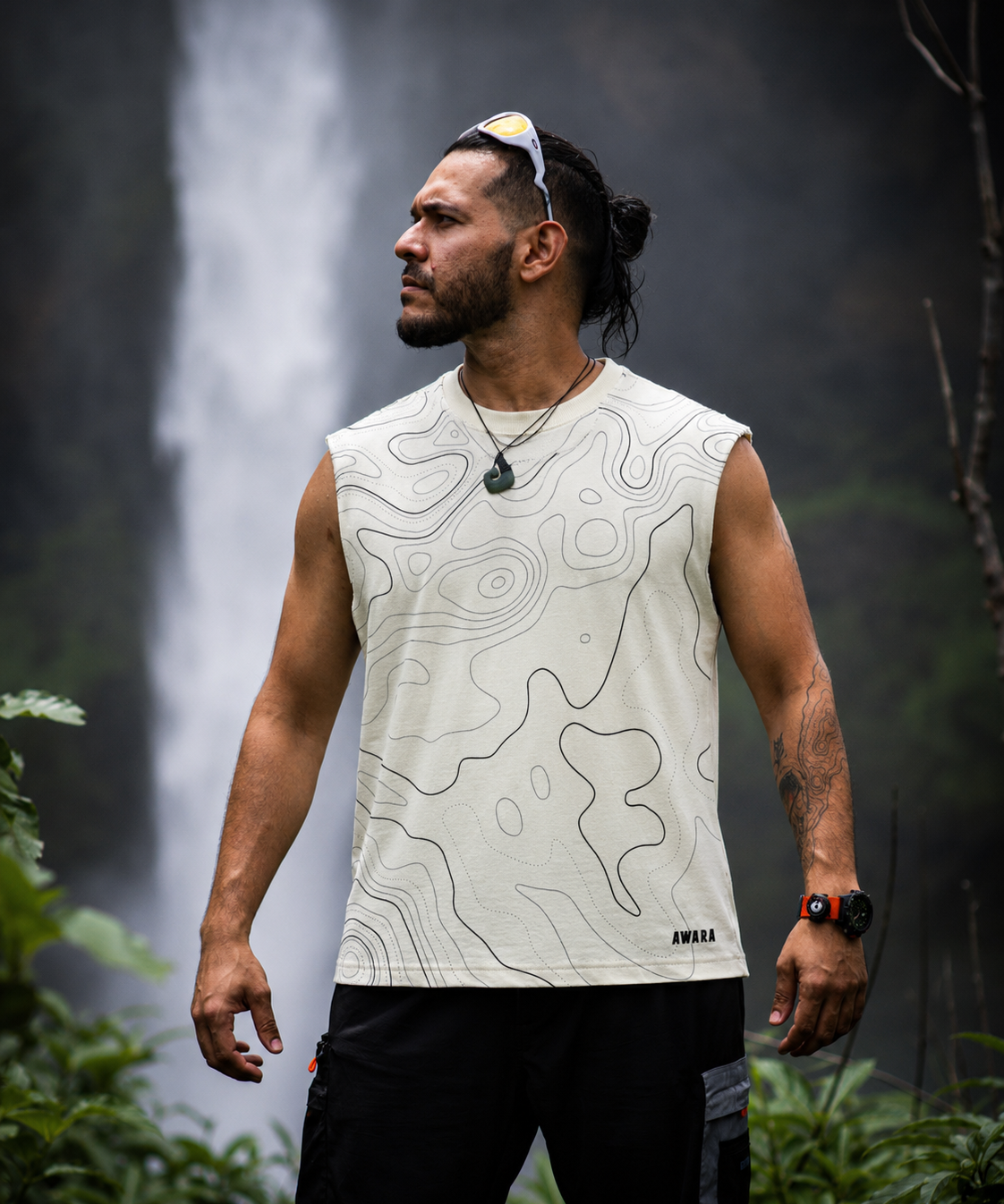 Terrain Tank Top - Off White