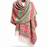 Awara Shawl - Wild Rose & Canyon Mist