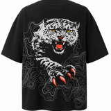 Snow Leopard T-Shirt - Oversized