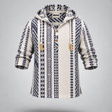 Nomad Hoodie - Maverick (White & Dark Blue)