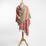 Awara Shawl - Wild Rose & Canyon Mist