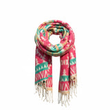 Awara Shawl - Wild Rose & Canyon Mist