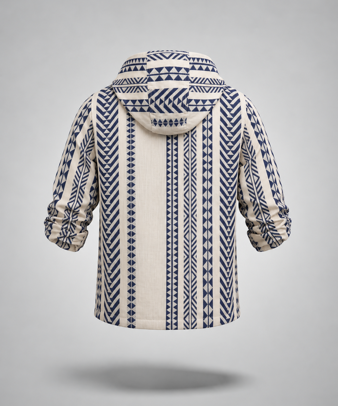 Nomad Hoodie - Maverick (White & Dark Blue)