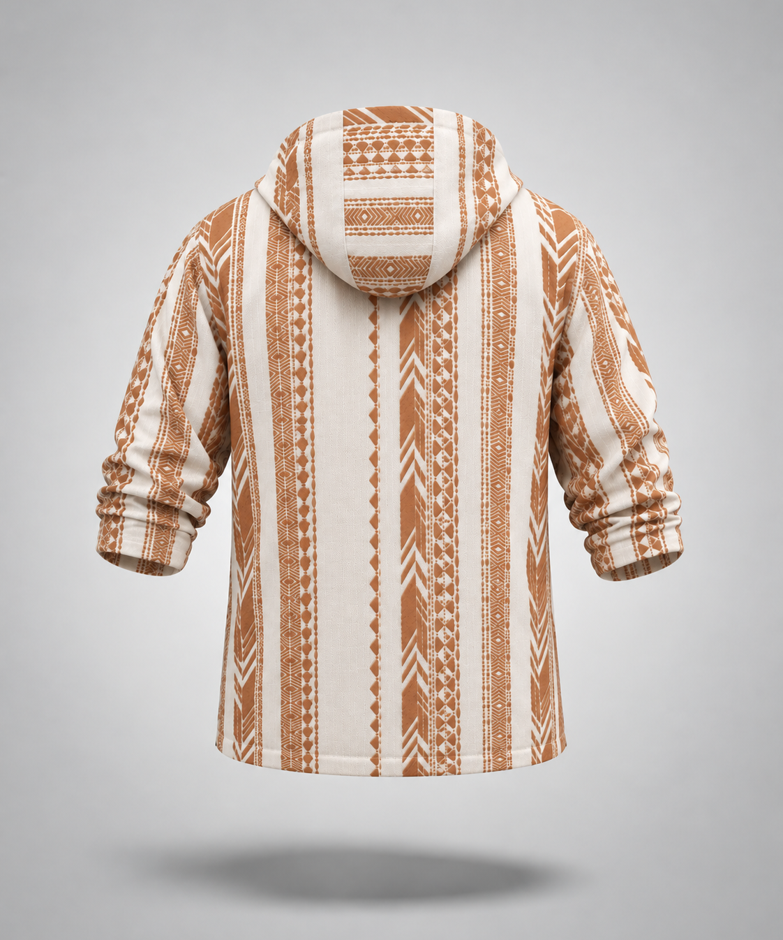 Nomad Hoodie - Driftwood (White & Brown)