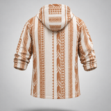 Nomad Hoodie - Driftwood (White & Brown)